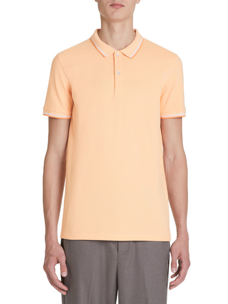 Celio Tricou polo portocaliu pentru bărbați Celio Decolrayeb