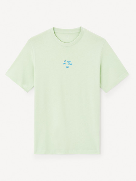 Celio Tricou verde deschis pentru bărbați Celio Jeword