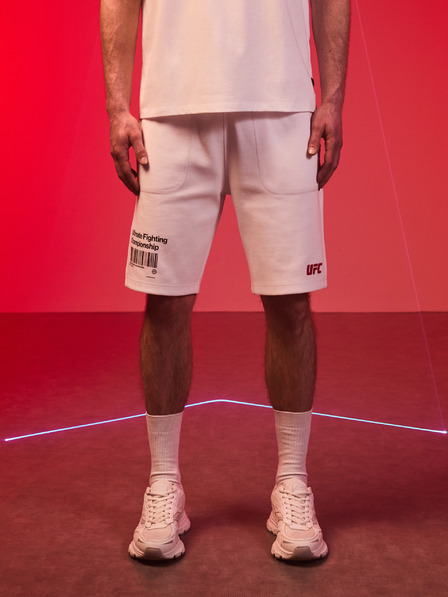 Celio Pantaloni scurți albi pentru bărbați Celio UFC