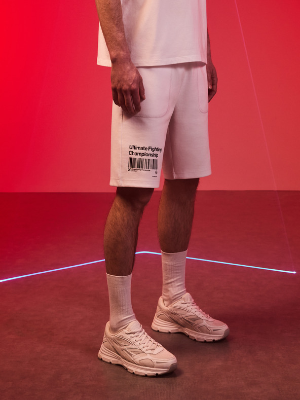 Celio Pantaloni scurți albi pentru bărbați Celio UFC