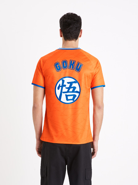 Celio Tricou portocaliu pentru bărbați Celio Dragon Ball