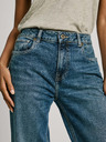 Pepe Jeans Blugi largi albaștri pentru femei Pepe Jeans