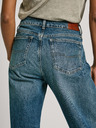 Pepe Jeans Blugi largi albaștri pentru femei Pepe Jeans