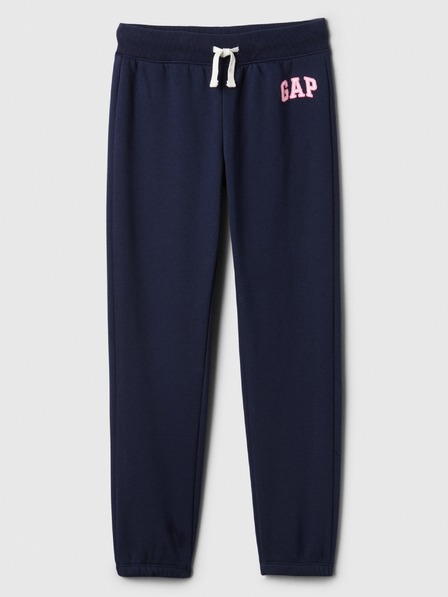 GAP Pantaloni de trening fleece logo army pentru copii GAP