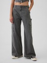 GAP Pantaloni cu buzunare Baggy Khaki Cargo GAP