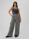 GAP Pantaloni cu buzunare Baggy Khaki Cargo GAP