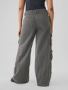 GAP Pantaloni cu buzunare Baggy Khaki Cargo GAP