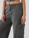 GAP Pantaloni cu buzunare Baggy Khaki Cargo GAP