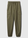 GAP Pantaloni de trening cargo din twill pentru copii GAP