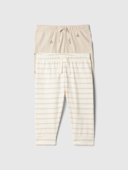 GAP Baby pantaloni din bumbac, 2 buc GAP