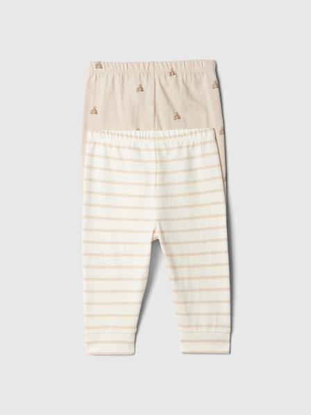 GAP Baby pantaloni din bumbac, 2 buc GAP