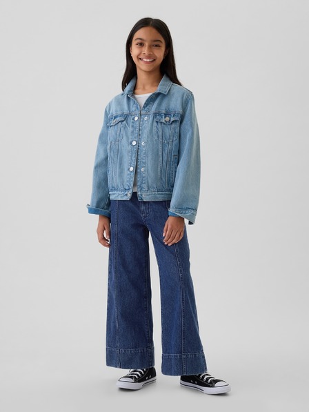 GAP Jeansi largi pentru copii High Rise Stride GAP