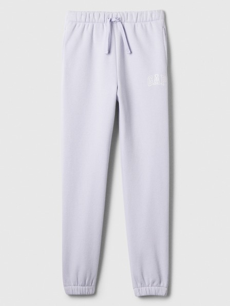 GAP Pantaloni de trening fleece logo army pentru copii GAP