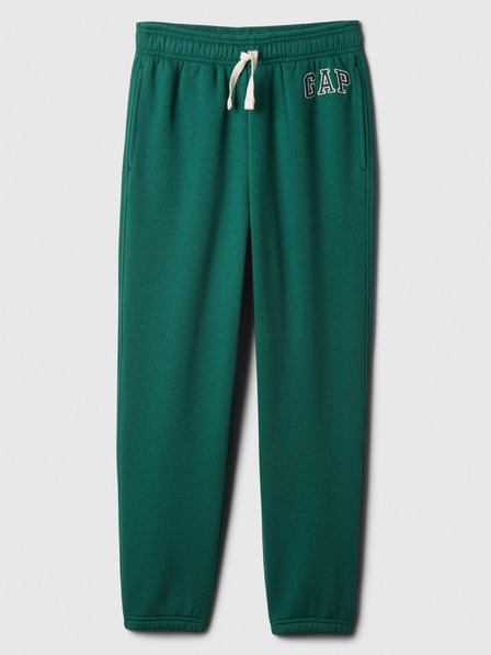 GAP Pantaloni de trening fleece logo army pentru copii GAP