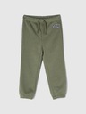 GAP Baby pantaloni de trening cu logo GAP