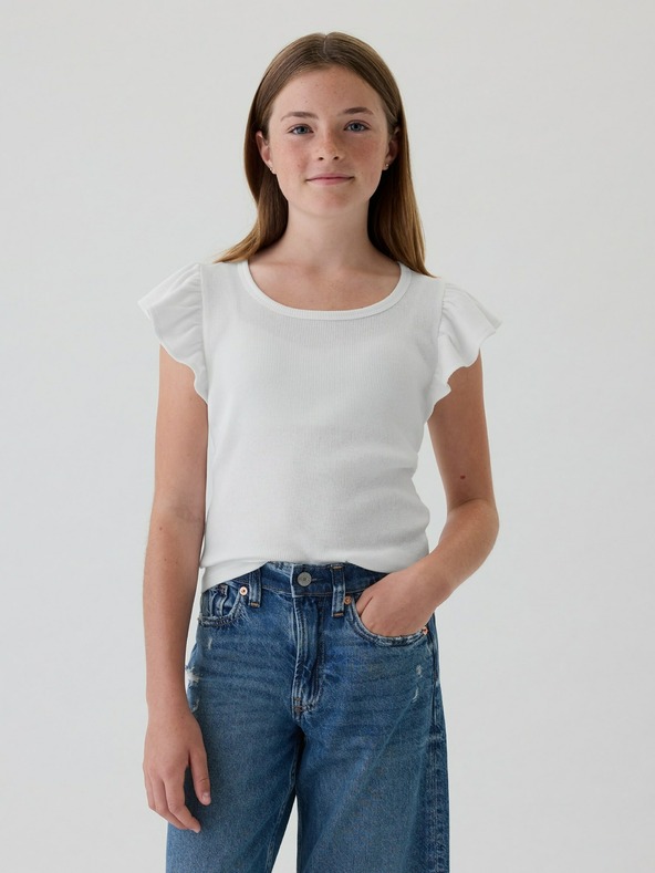 GAP Tricou cu dungi pentru adolescenți GAP