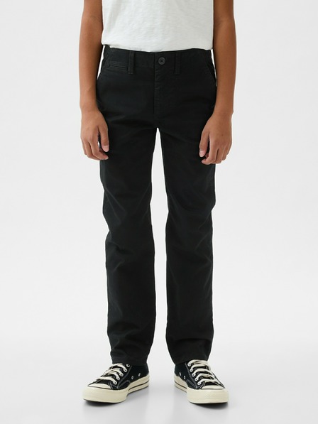 GAP Pantaloni kaki pentru copii în uniformă Lived-In GAP