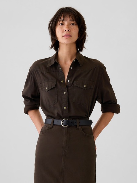GAP Cămașă scurtată din denim Western GAP
