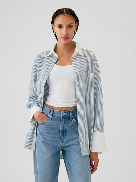 GAP Cămașă oversize din poplin Big Shirt GAP