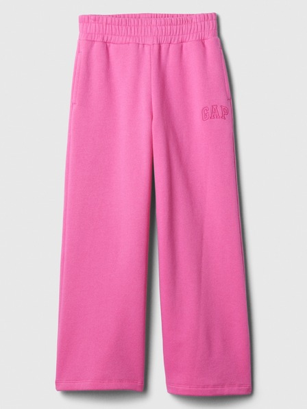 GAP Pantaloni de trening fleece logo army pentru copii GAP