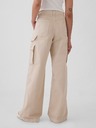 GAP Pantaloni cu buzunare Baggy Khaki Cargo GAP