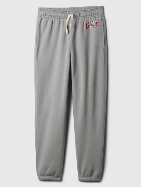 GAP Pantaloni de trening fleece logo army pentru copii GAP