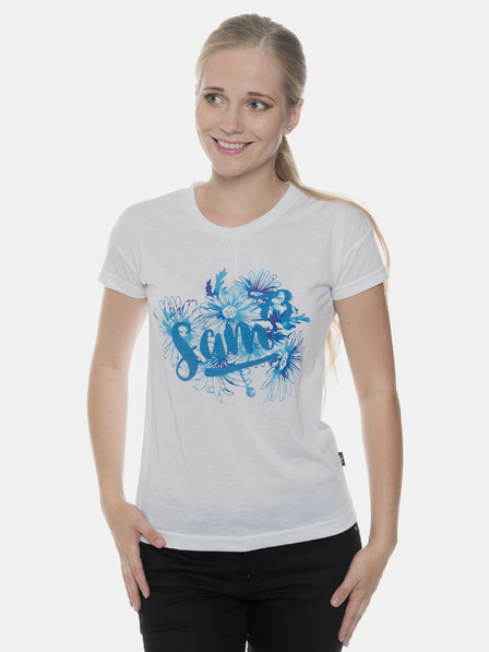 Sam 73 Tricou imprimat alb pentru femei SAM 73