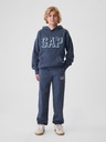 GAP Pantaloni de trening fleece logo army pentru copii GAP
