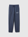 GAP Pantaloni de trening fleece logo army pentru copii GAP