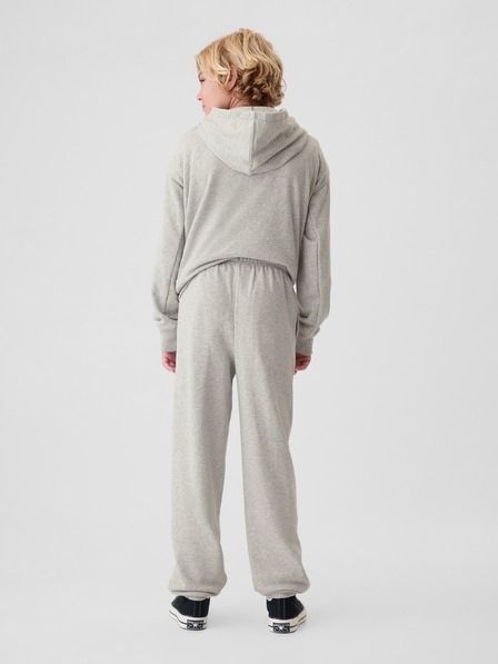 GAP Pantaloni de trening fleece logo army pentru copii GAP
