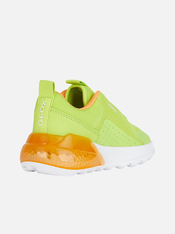 Geox Pantofi sport pentru băieți verde deschis Geox Activart illuminus