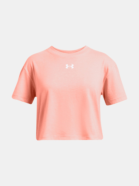 Under Armour Tricou pentru fete Under Armour UA CROP SPORTSTYLE LOGO SS