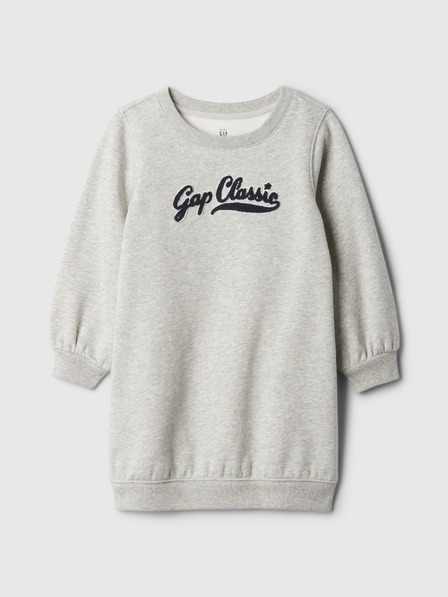 GAP Rochie copii cu glugă și logo GAP