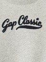 GAP Rochie copii cu glugă și logo GAP