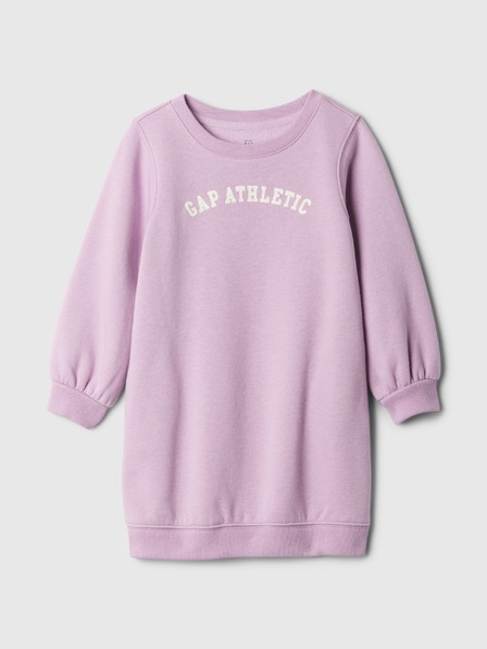 GAP Rochie copii cu glugă și logo GAP