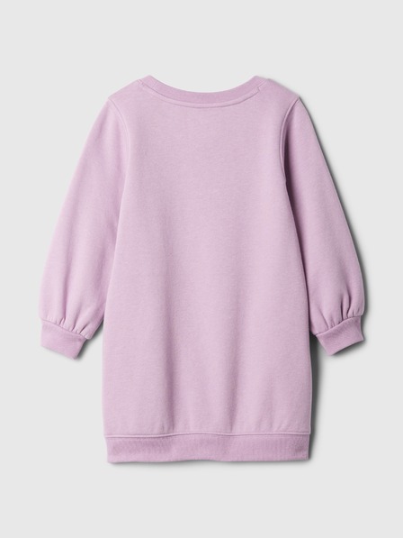GAP Rochie copii cu glugă și logo GAP