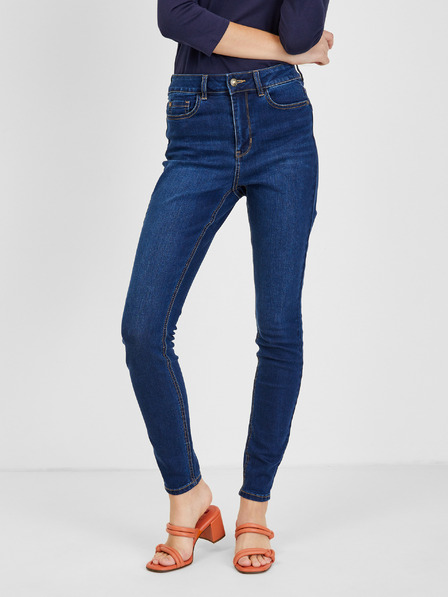 Orsay Blugi skinny fit albastru închis pentru femei ORSAY