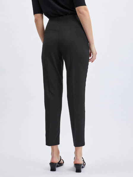 Orsay Pantaloni trei sferturi negru de damă ORSAY