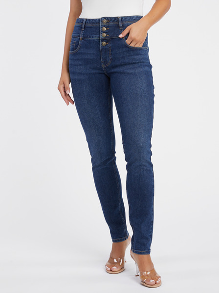 Orsay Blugi skinny fit albastru închis pentru femei ORSAY