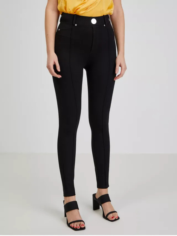 Orsay Pantaloni negri de damă ORSAY
