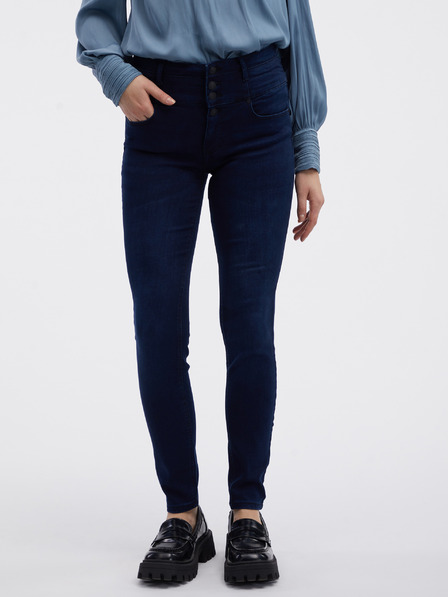 Orsay Blugi skinny fit albastru închis pentru femei ORSAY