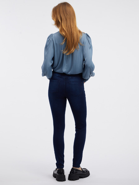 Orsay Blugi skinny fit albastru închis pentru femei ORSAY