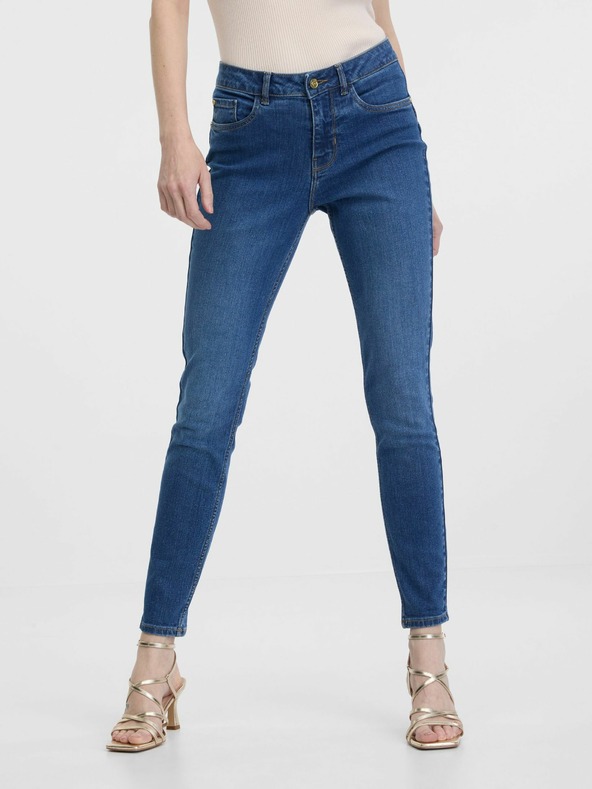 Orsay Blugi skinny albastru pentru femei ORSAY