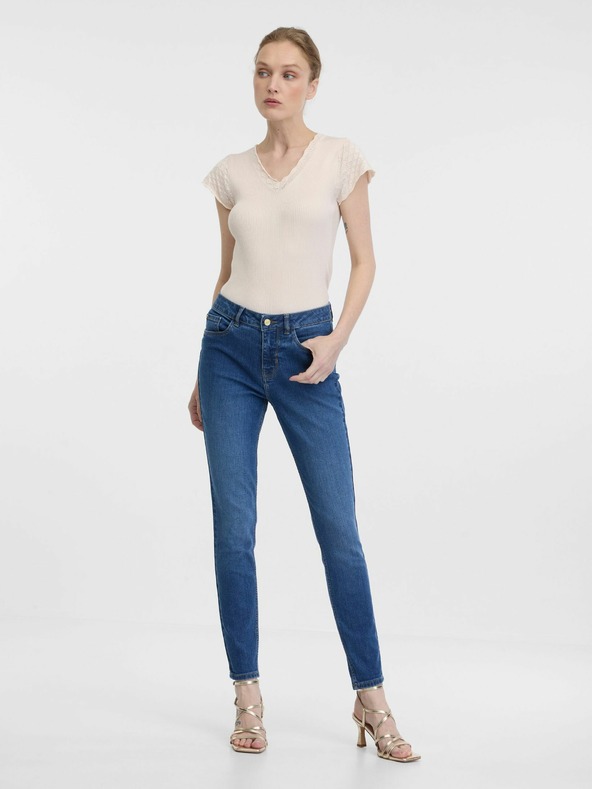 Orsay Blugi skinny albastru pentru femei ORSAY