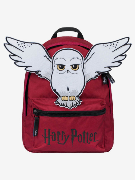 BAAGL  Rucsac roșu pentru preșcolari Baagl Harry Potter Hedwig