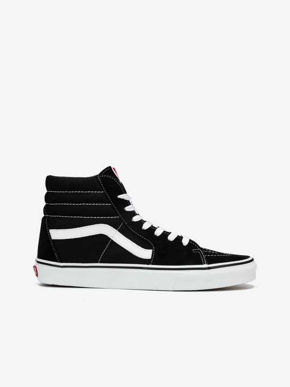 Vans Cizme de gleznă din piele întoarsă neagră VANS Sk8-Hi