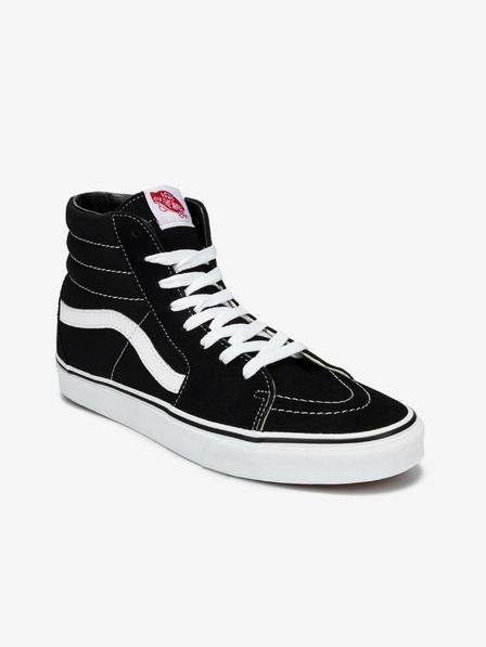 Vans Cizme de gleznă din piele întoarsă neagră VANS Sk8-Hi