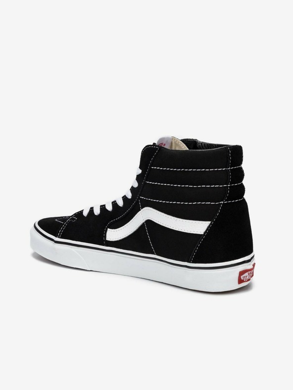 Vans Cizme de gleznă din piele întoarsă neagră VANS Sk8-Hi
