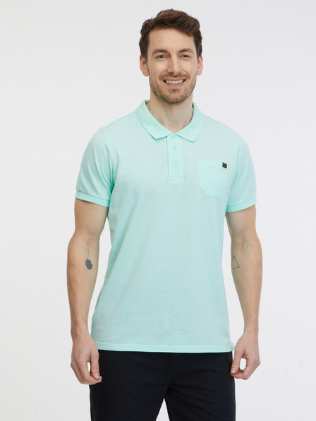 Sam 73 Tricou polo turcoaz pentru bărbați SAM 73 Julian