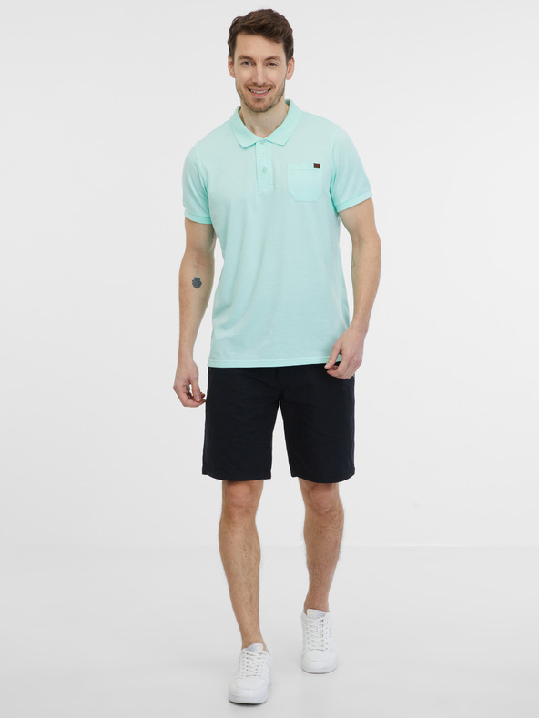 Sam 73 Tricou polo turcoaz pentru bărbați SAM 73 Julian